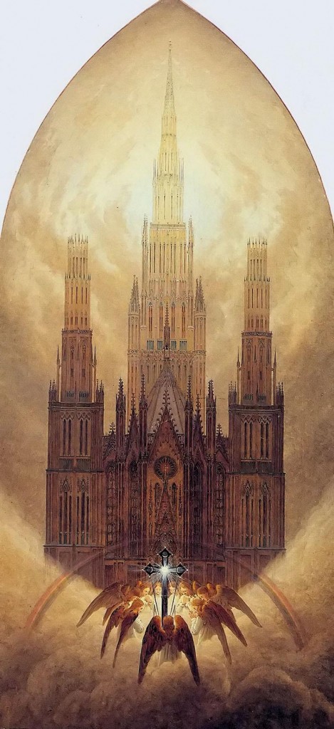 Caspar David Friedrich, Catedrala, 1818
