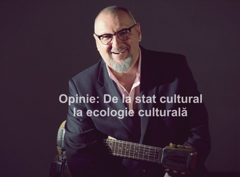 De la stat cultural la ecologie culturală De la stat cultural la ecologie culturală