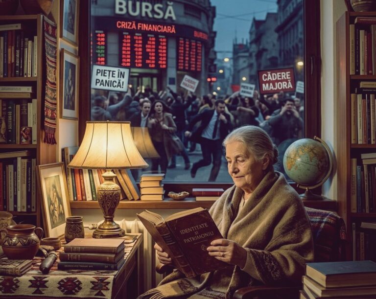 Capitalul cultural, ceea ce rămâne când piețele intră în panică. imagine generata de AI